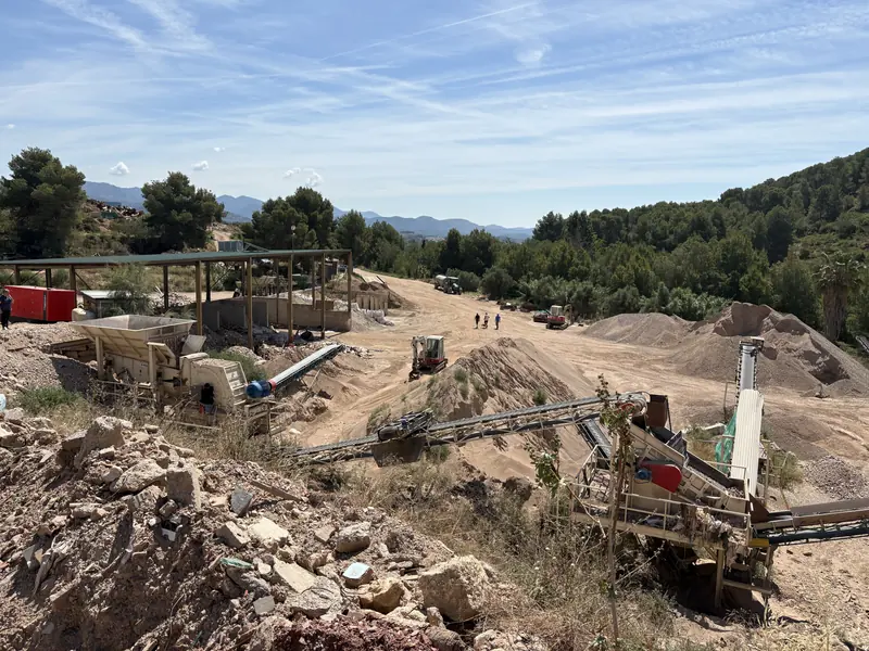 Planta de tratamiento de residuos de construcción